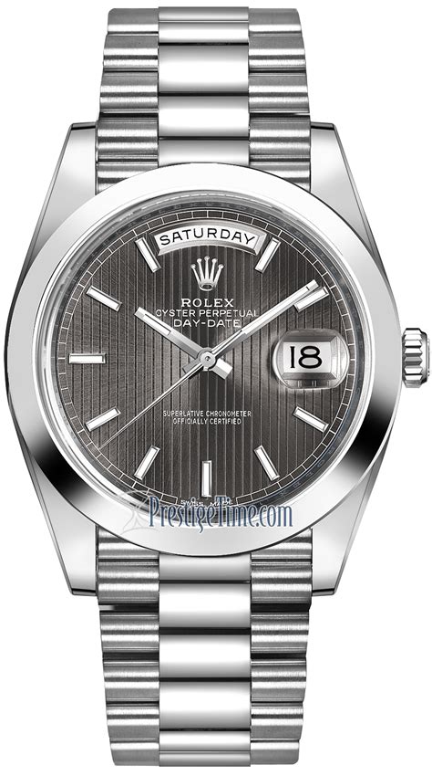 rolex day date dark rhodium